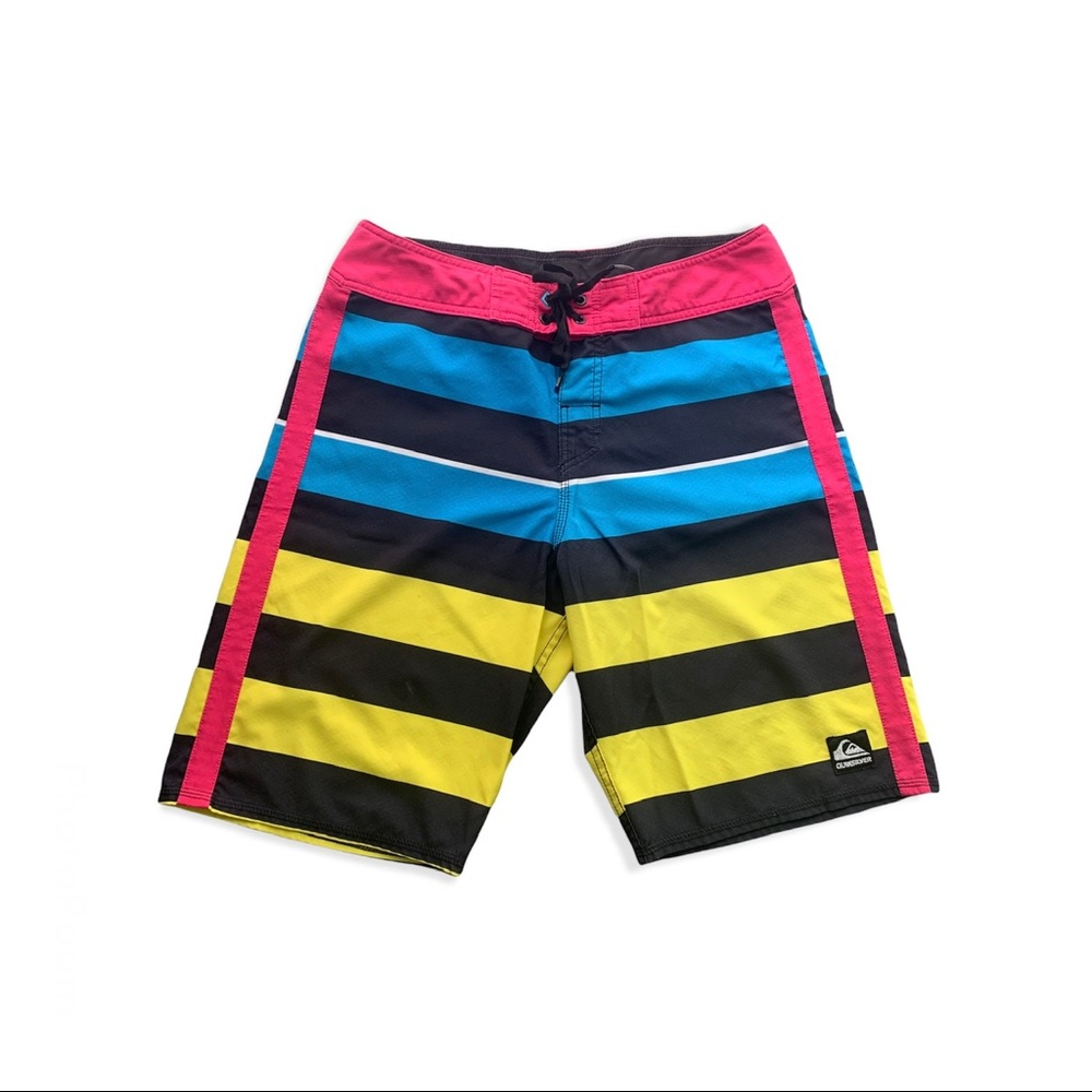 Quiksilver Men’s Striped “Sample” Boardshorts Size 32